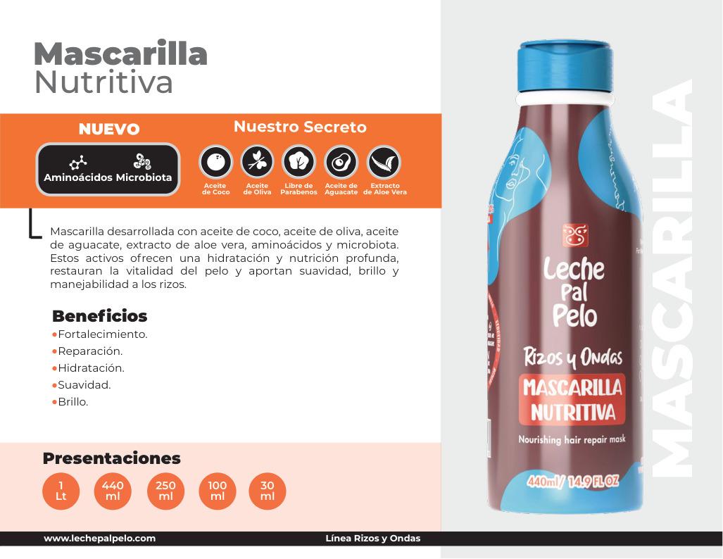 Mascarilla nutritiva rizos y ondas